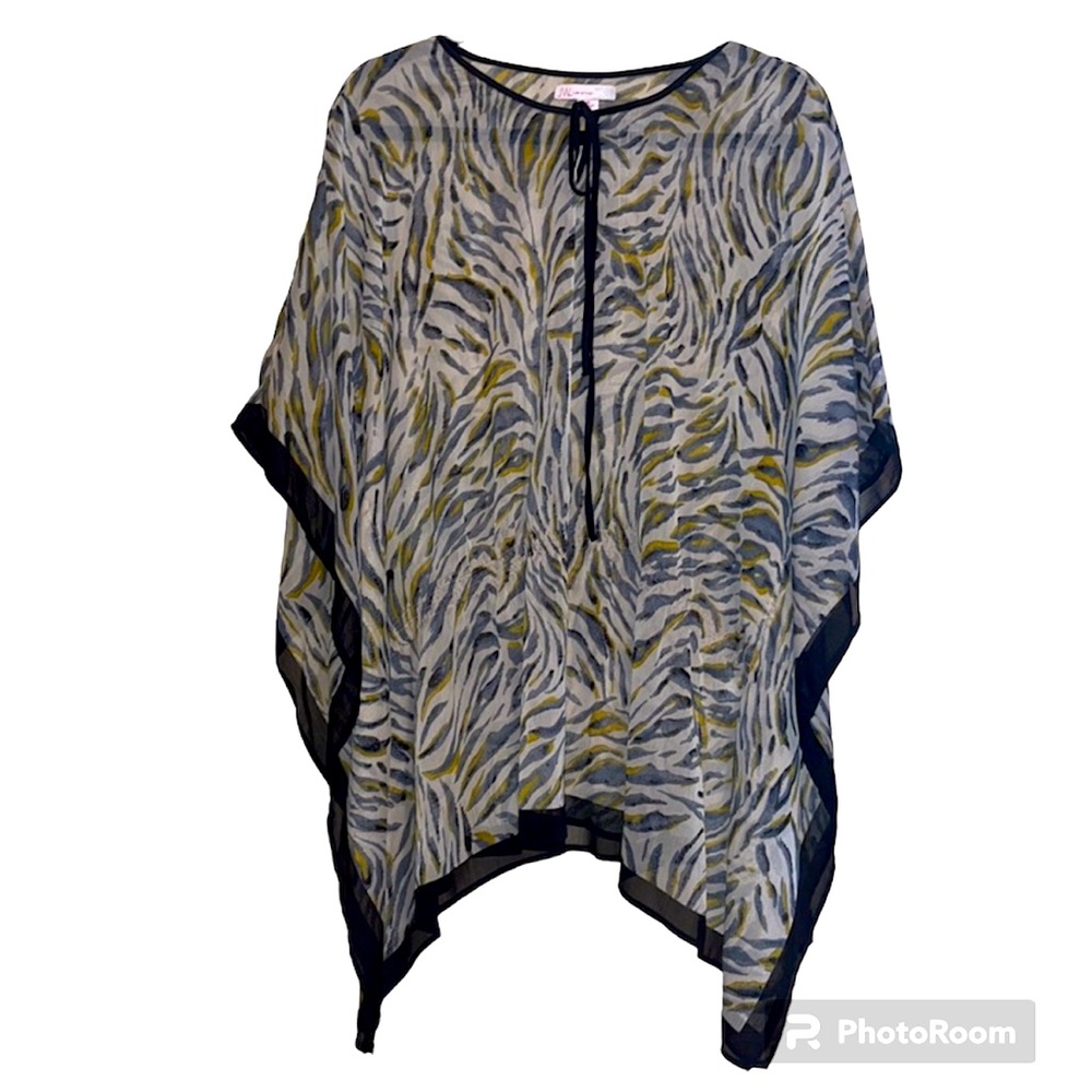 “JW” zebra cover up swim